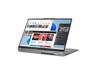 لپ‌تاپ Lenovo IdeaPad 5 2-in-1 16IRU9 · نمای باز و صفحه‌نمایش ۲