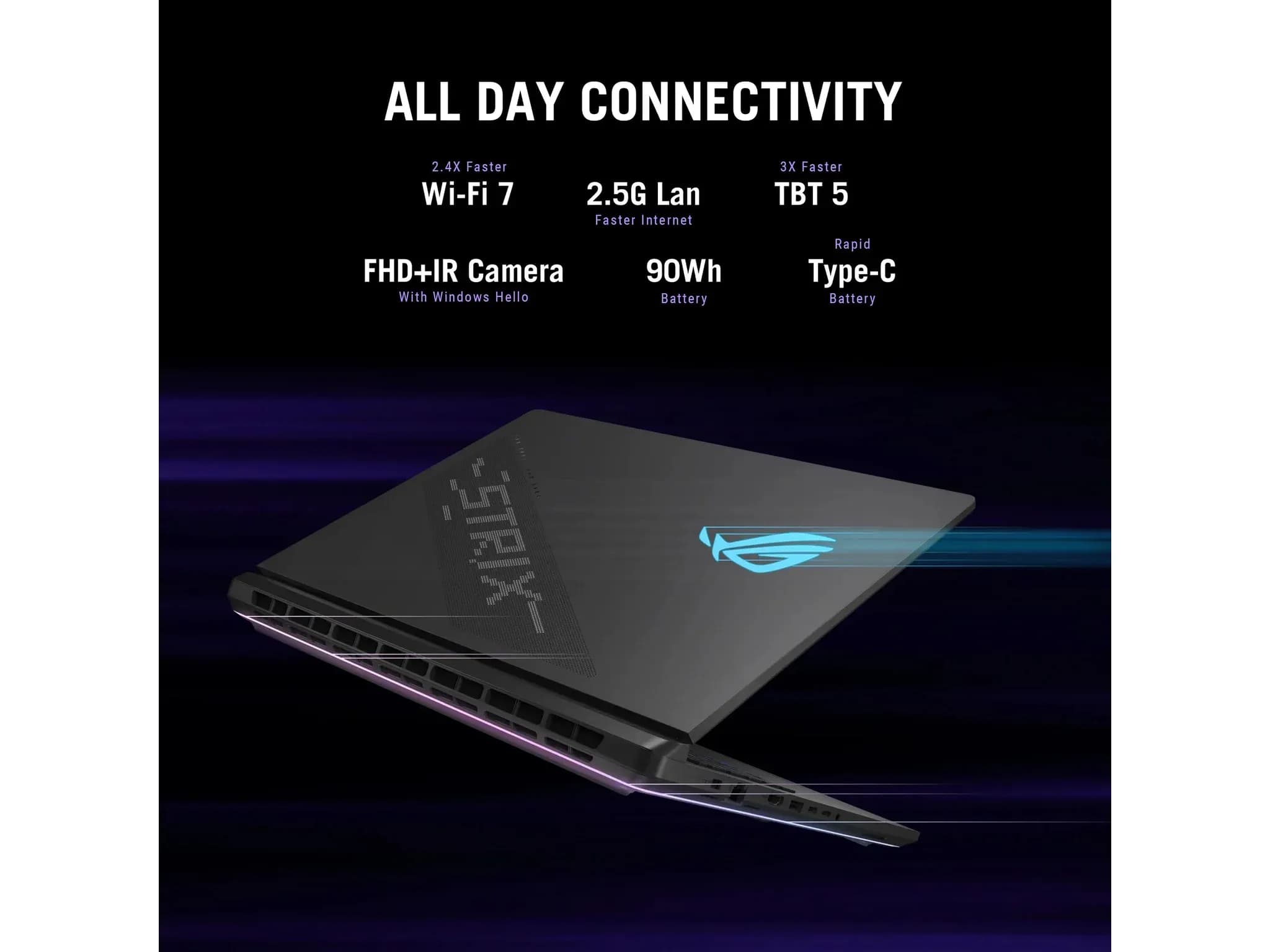 لپ‌تاپ گیمینگ ASUS ROG Strix SCAR 18 G835LX · نمای زاویه‌دار ۲