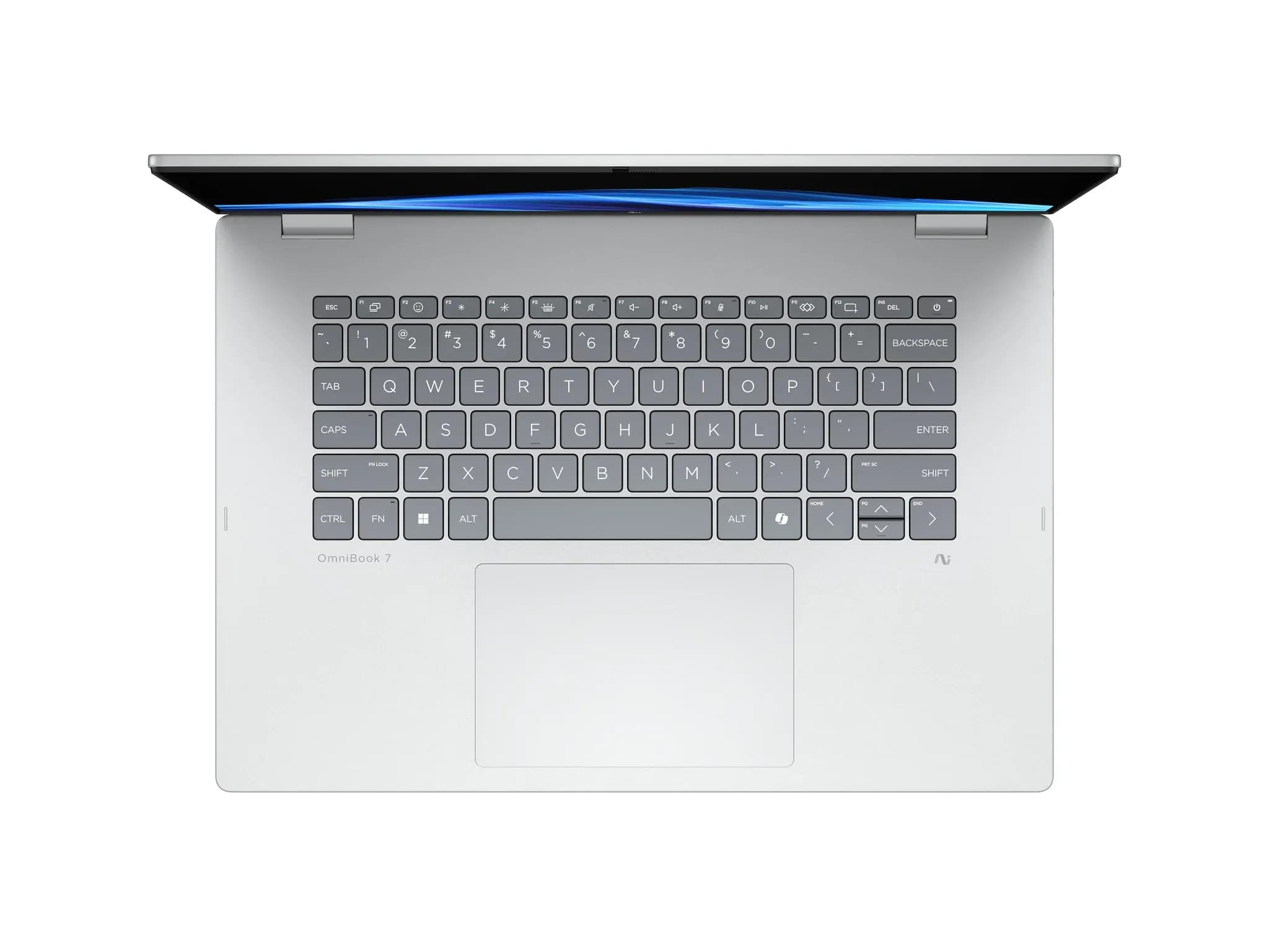 لپ‌تاپ HP OmniBook 7 Flip 16 16t-au000 · نمای از بالا ۲
