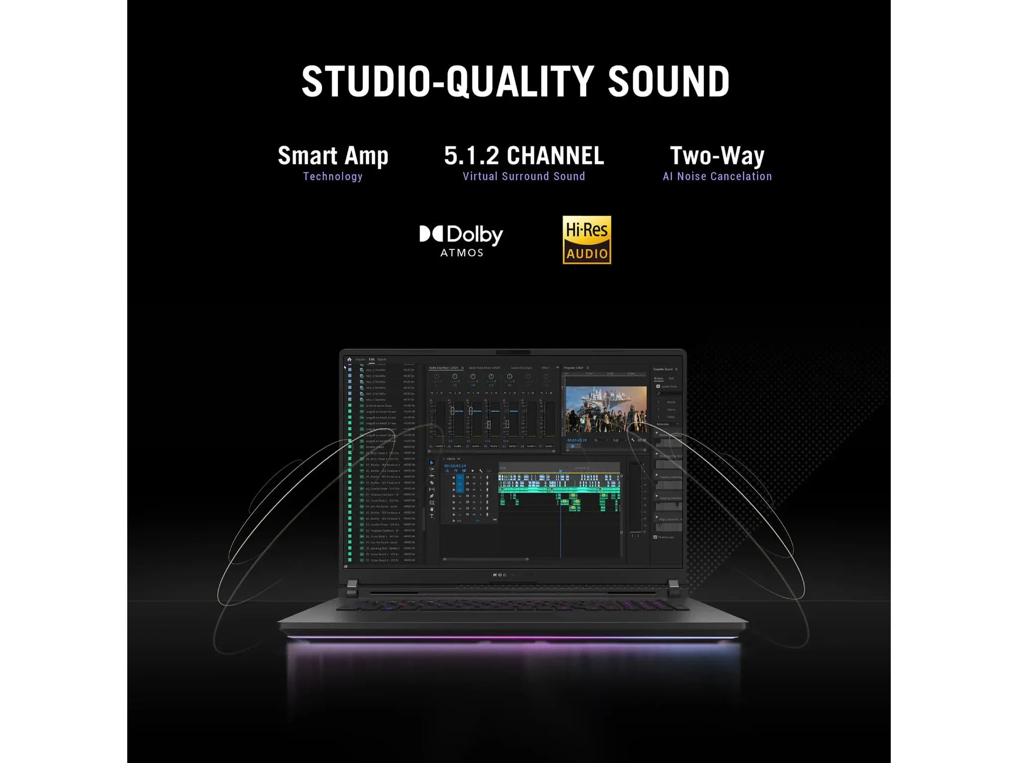 لپ‌تاپ گیمینگ ASUS ROG Strix SCAR 18 G835LX · نمای از بالا ۲