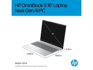 لپ‌تاپ HP OmniBook 5 16 ag1075cl · نمای جانبی