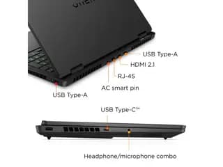لپ‌تاپ گیمینگ HP OMEN 16 am0361TX · صفحه‌کلید و تاچ‌پد