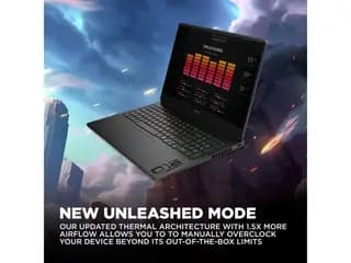 لپ‌تاپ گیمینگ HP OMEN 16 am0361TX · نمای از بالا