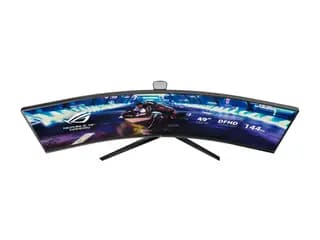 مانیتور Asus XG49VQ 49 inch — نمای پشت و لولا