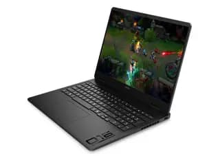 لپ‌تاپ گیمینگ HP OMEN 16 Slim an0075cl — نمای باز و صفحه‌نمایش