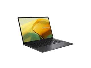 لپ‌تاپ ASUS Zenbook 14 OLED UM3405GA — نمای باز و صفحه‌نمایش