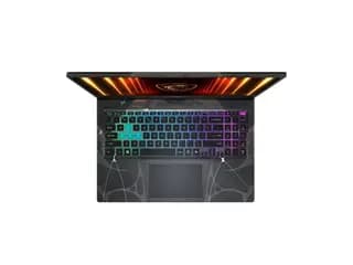 لپ‌تاپ گیمینگ MSI Cyborg 15 A2RUDX — نمای پشت و لولا