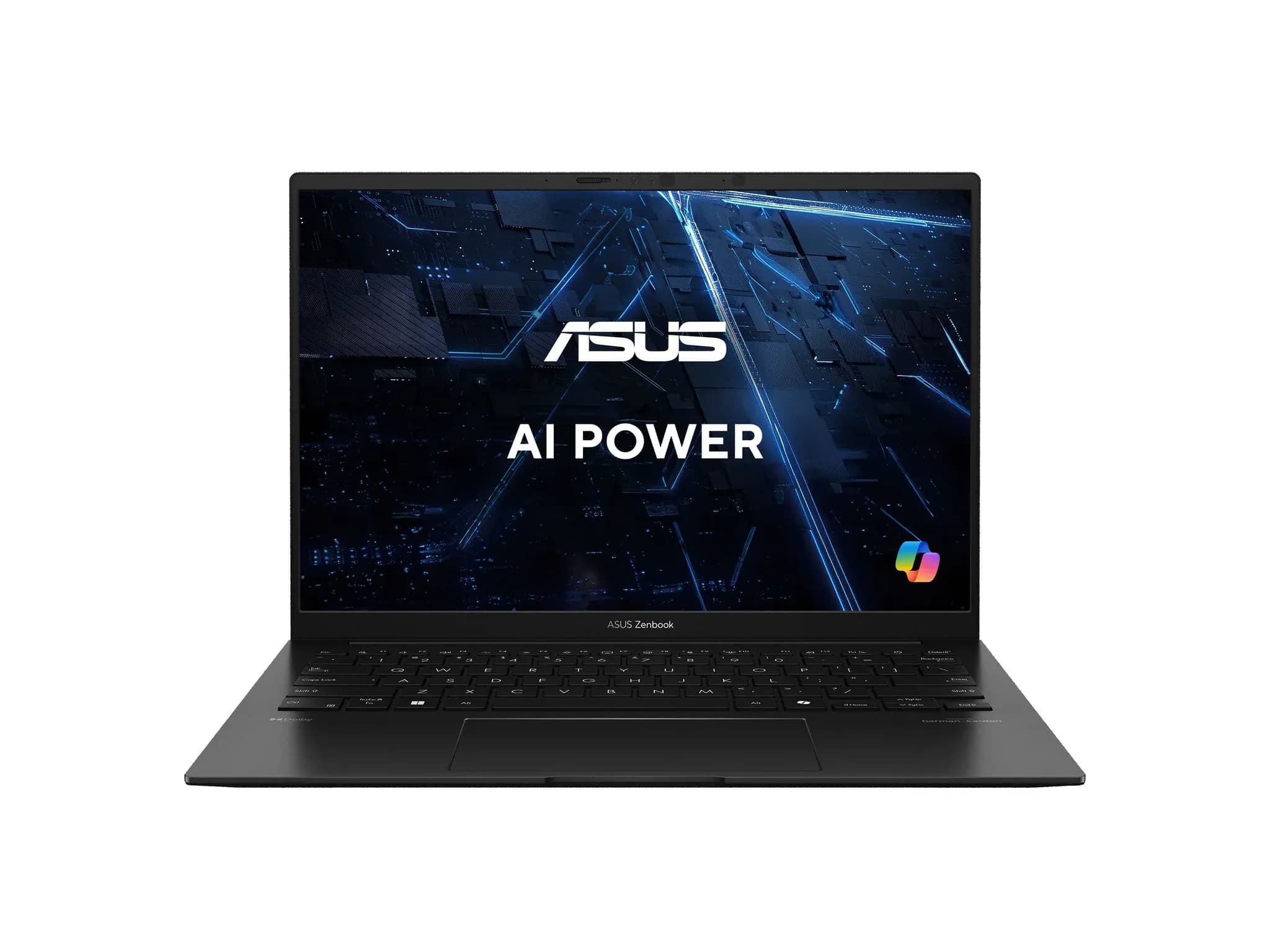 لپ‌تاپ ASUS Zenbook 14 OLED UM3406HA · نمای روبرو
