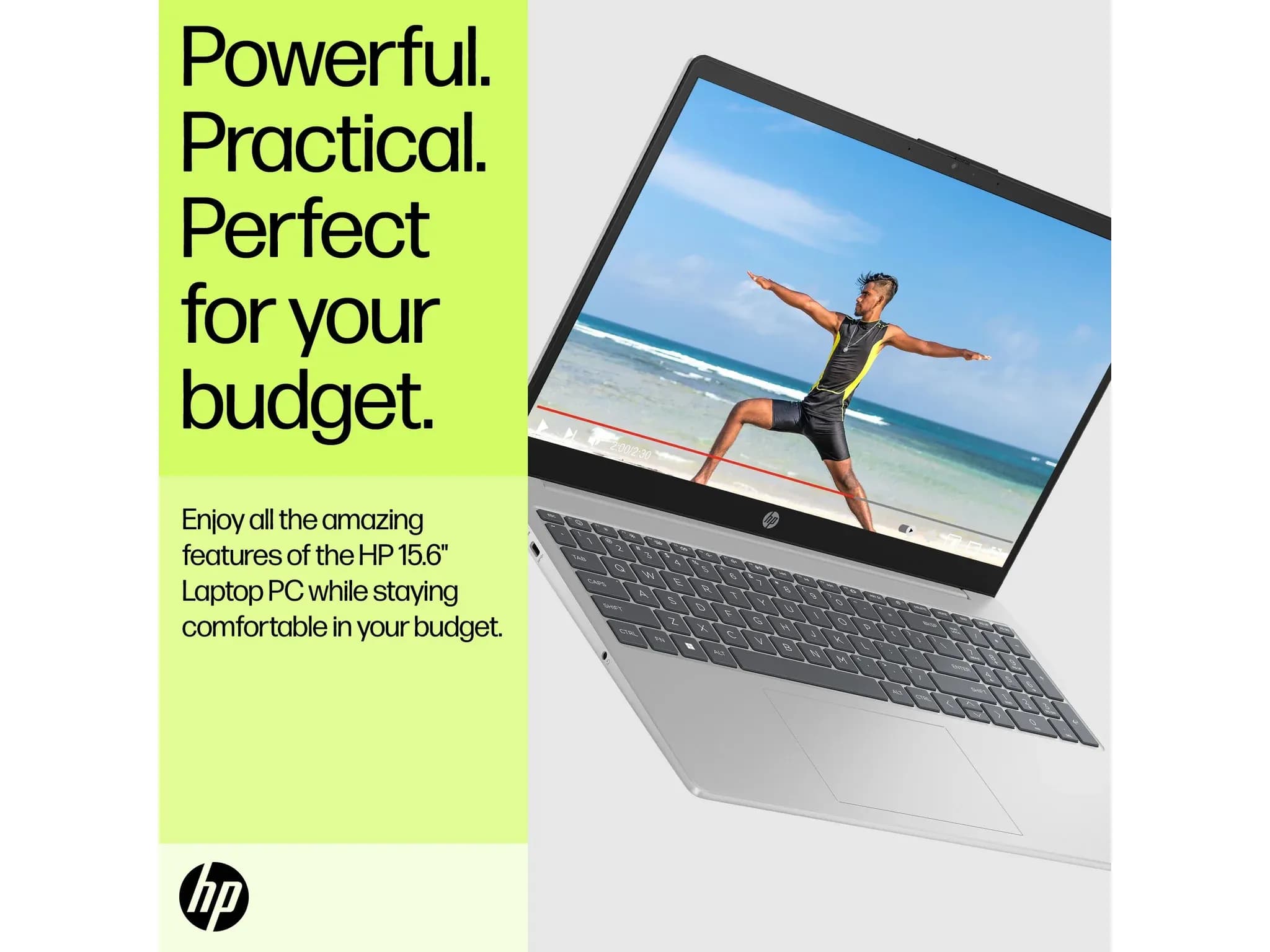 لپ‌تاپ HP Laptop 15 FD0133WM · صفحه‌کلید و تاچ‌پد