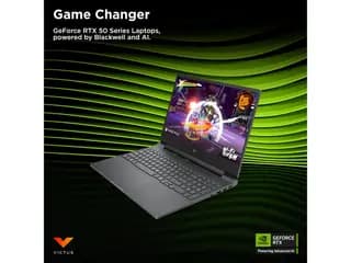 لپ‌تاپ گیمینگ HP Victus 15 fa2095nw · نمای باز و صفحه‌نمایش ۲