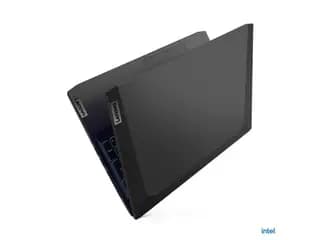 لپ‌تاپ گیمینگ Lenovo IdeaPad Gaming 3 15IHU6 — نمای باز و صفحه‌نمایش ۲
