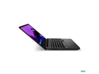 لپ‌تاپ گیمینگ Lenovo IdeaPad Gaming 3 15IHU6 — نمای باز و صفحه‌نمایش