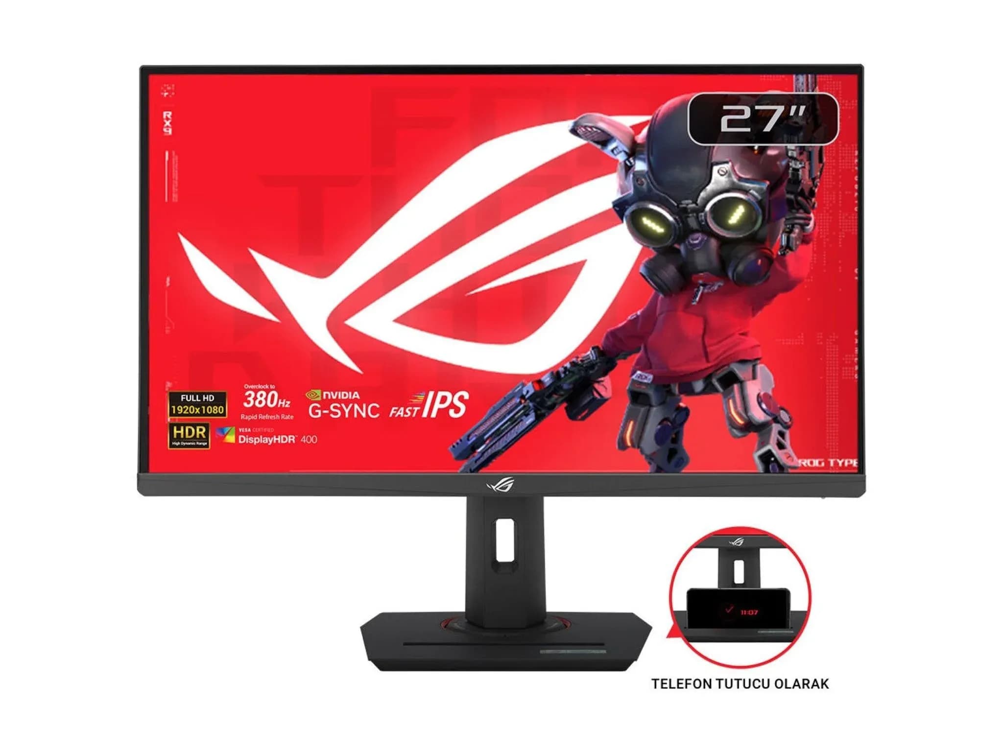مانیتور Asus XG279CNS 27 inch — نمای روبرو
