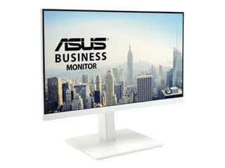 مانیتور Asus VA24EQSB-W 24 inch — نمای باز و صفحه‌نمایش ۲