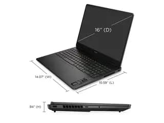 لپ‌تاپ گیمینگ HP OMEN 16 am0361TX · نمای جانبی