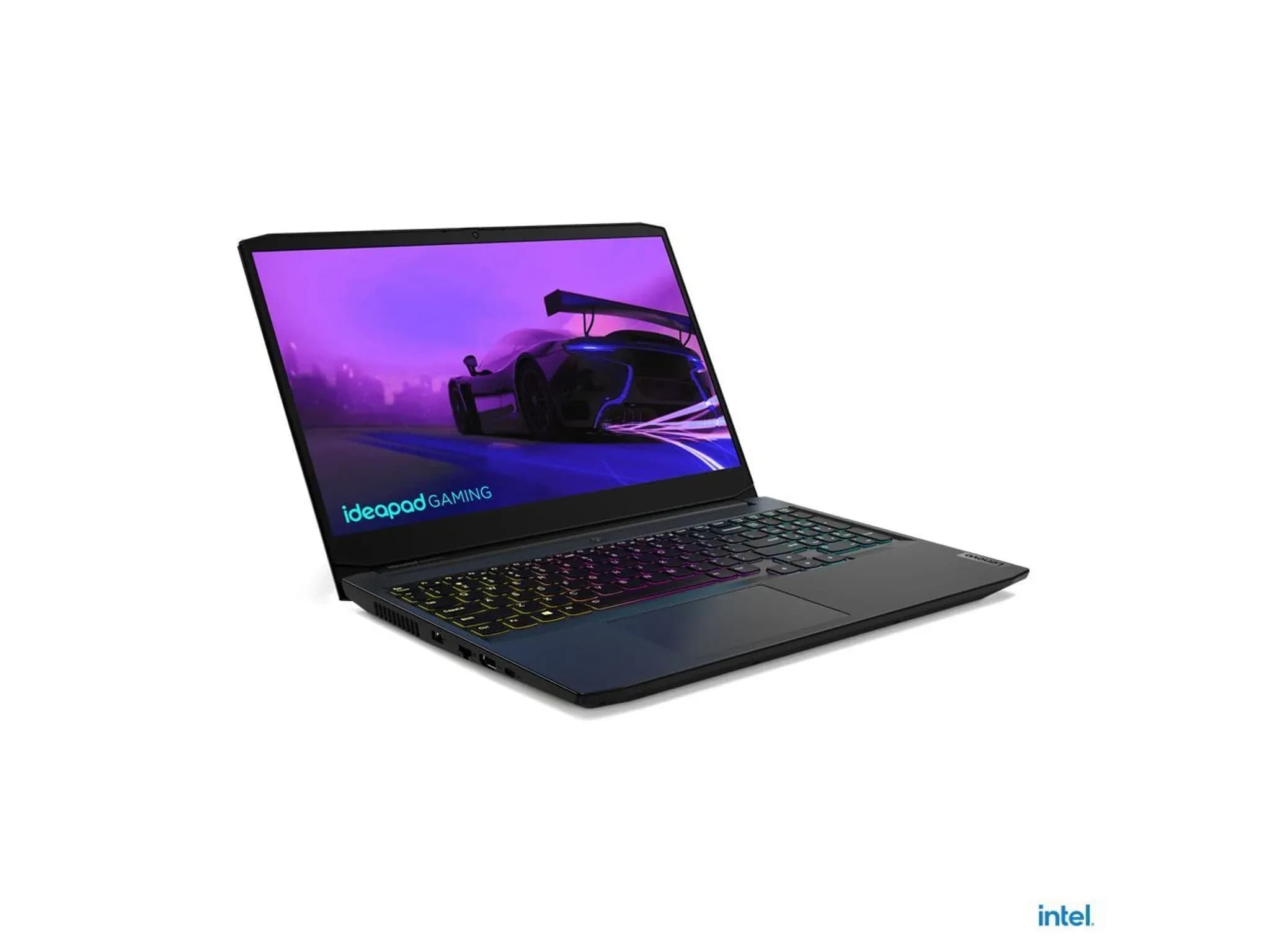 لپ‌تاپ گیمینگ Lenovo IdeaPad Gaming 3 15IHU6 با کارت NVIDIA GeForce RTX 3050 — نمای روبرو