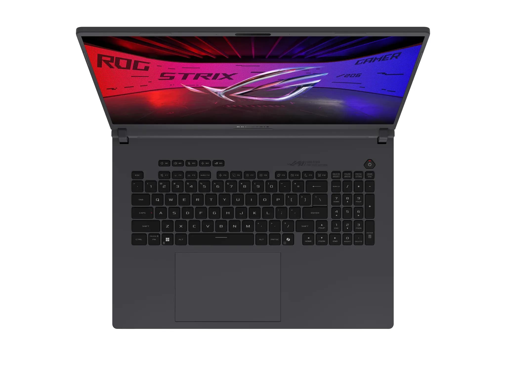 لپتاپ گیمینگ ASUS ROG Strix G18 G815JPR · نمای باز و صفحهنمایش